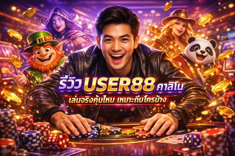 รีวิว USER88 คาสิโน เล่นจริงคุ้มไหม เหมาะกับใครบ้าง