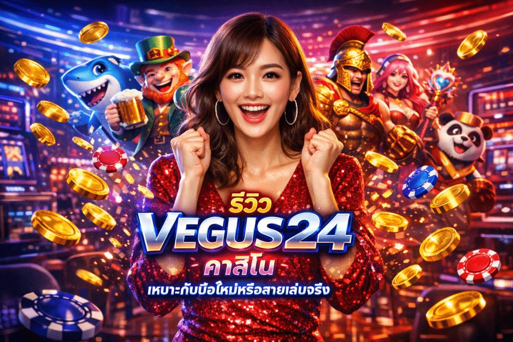 รีวิว VEGUS24 คาสิโน เหมาะกับมือใหม่หรือสายเล่นจริง